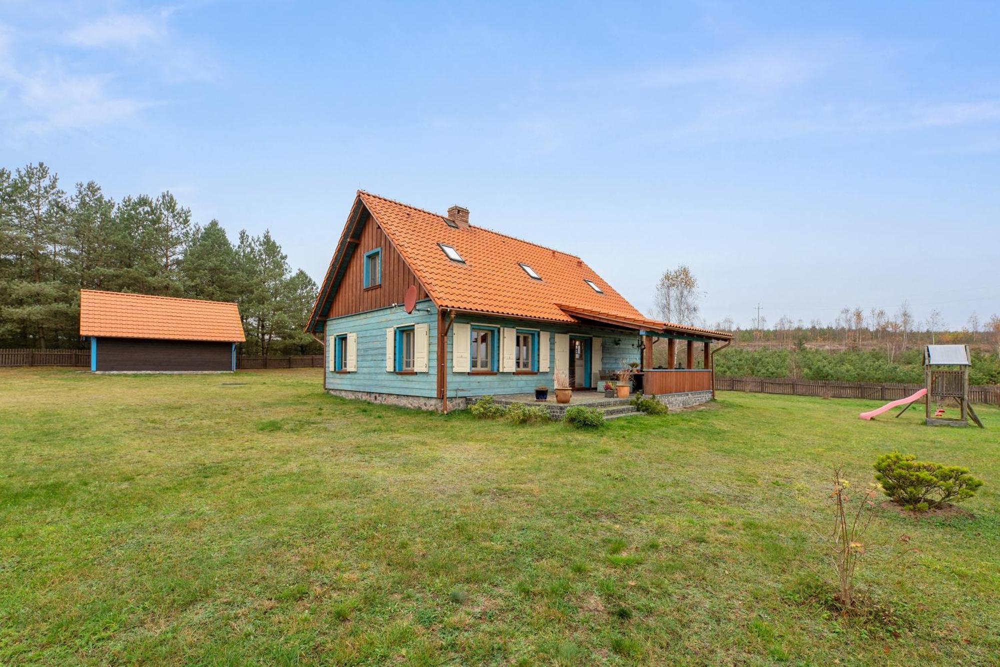 Lesny Dworek Sominy - Dom Z Sauna I Kominkiem Bagian luar foto