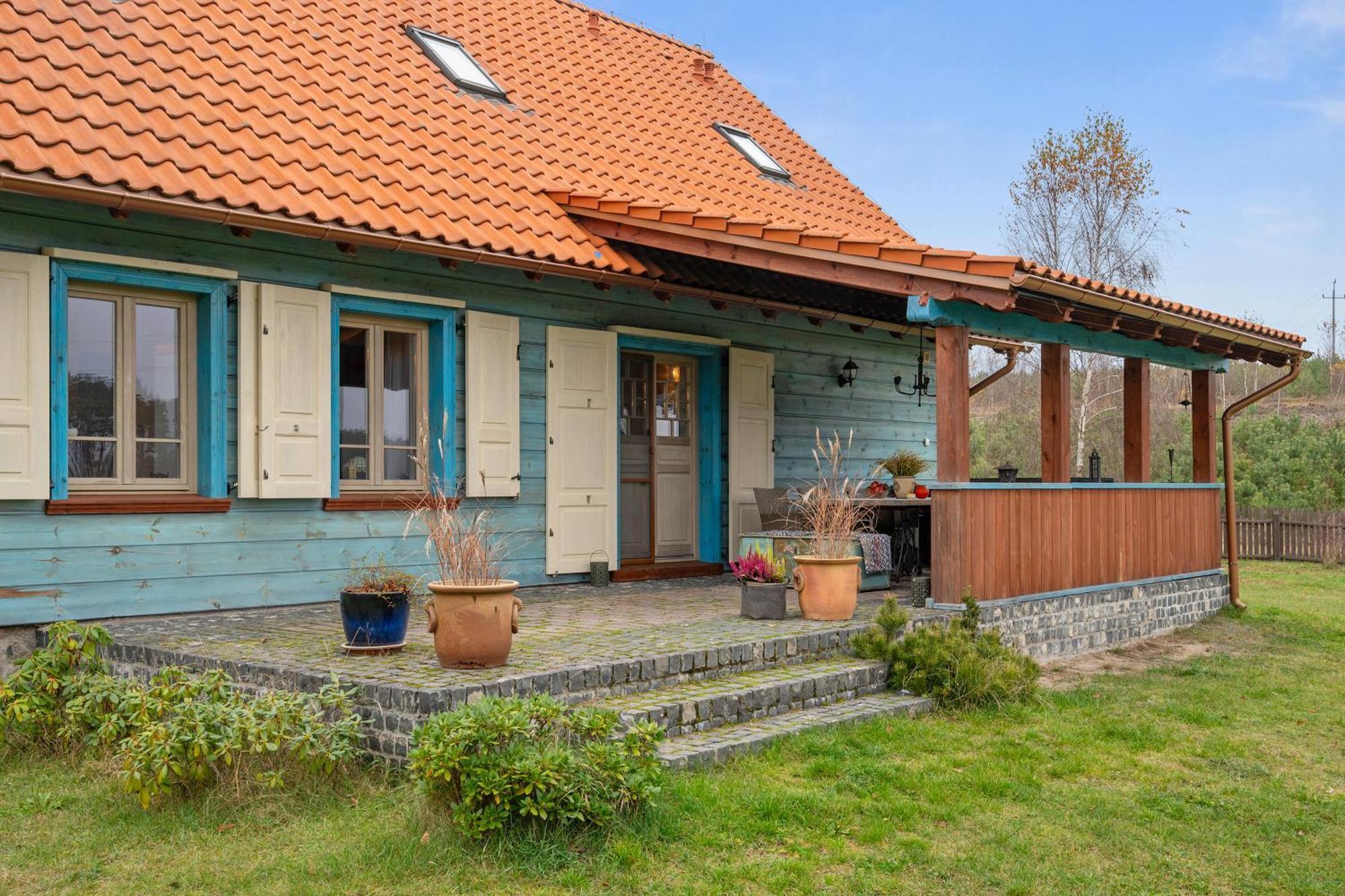 Lesny Dworek Sominy - Dom Z Sauna I Kominkiem Bagian luar foto